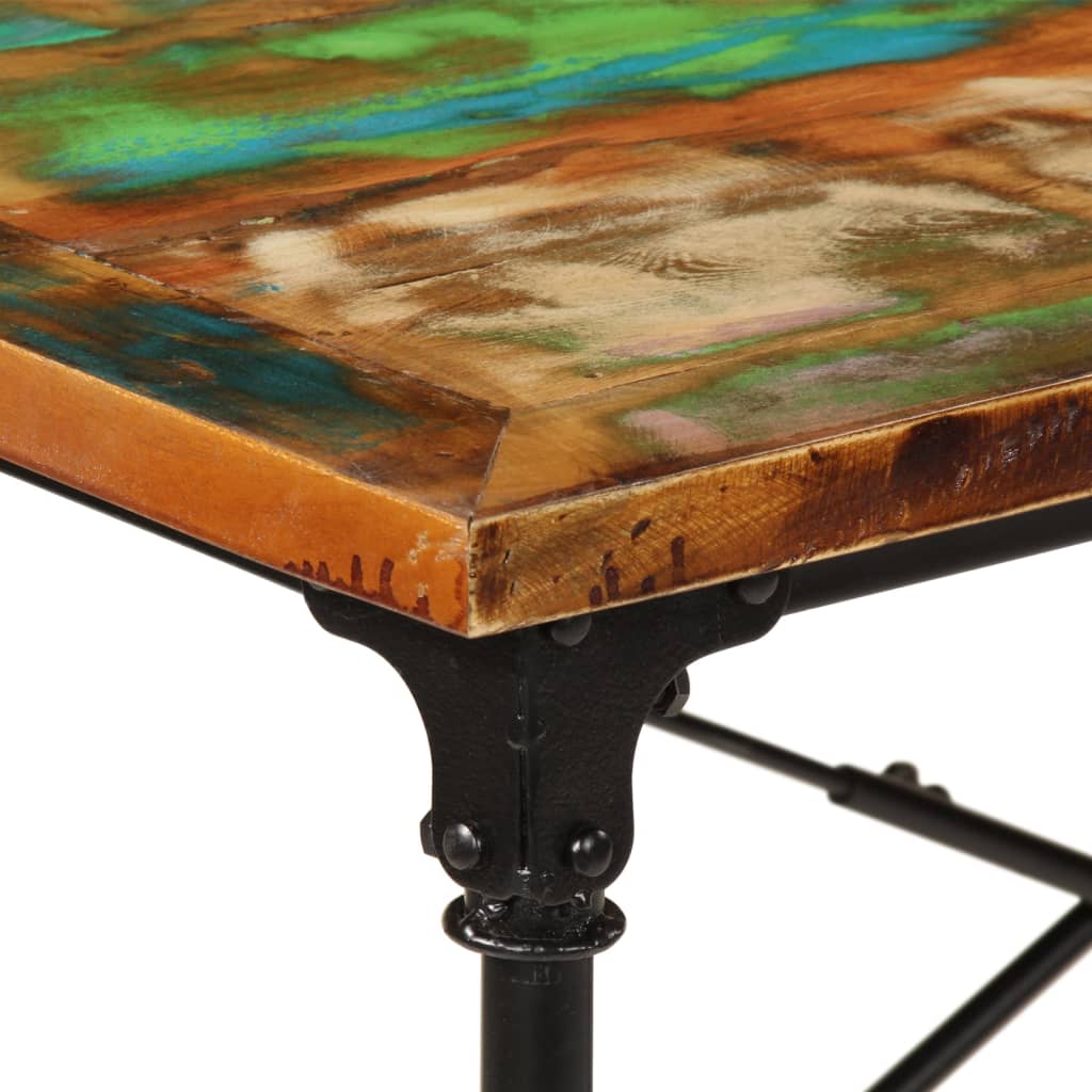 Spisebord Kjøkkenbord Tre 220x90x77 cm gjenvunnet heltre