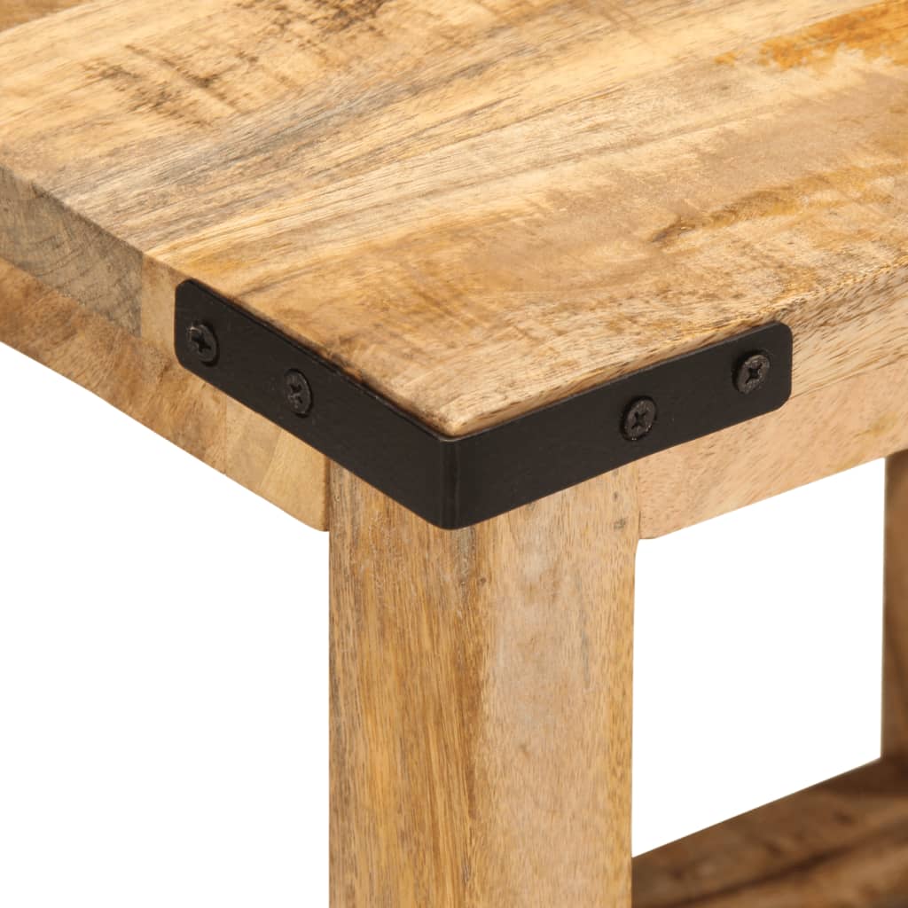 Sidebord Tre 40x30x40 cm grovt heltre mango
