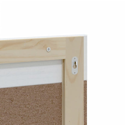 Baderomsspeil med hylle BERG hvit 60x12x70 cm heltre