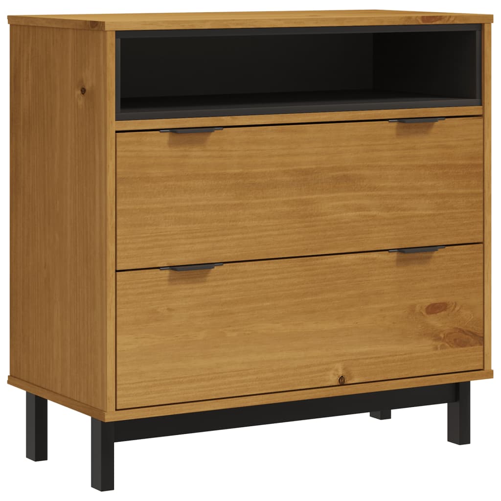 Kommode Tre heltre furu FLAM 80x40x80 cm