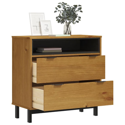 Kommode Tre heltre furu FLAM 80x40x80 cm