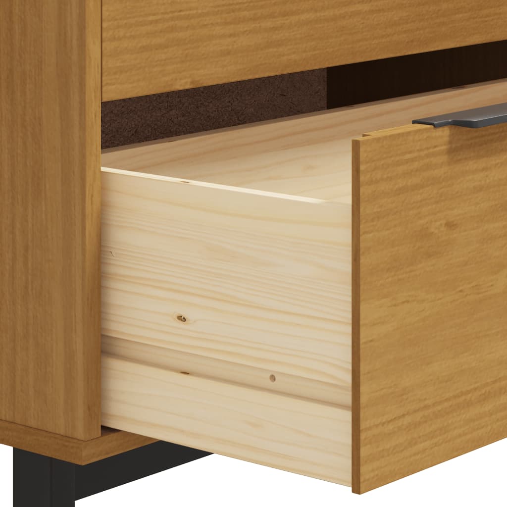 Kommode Tre heltre furu FLAM 80x40x80 cm