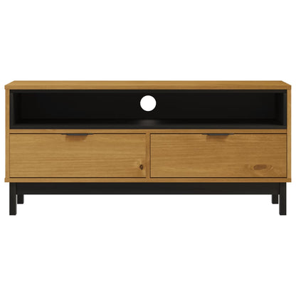TV-Møbel Tre TV-benk heltre furu FLAM 110x40x50 cm