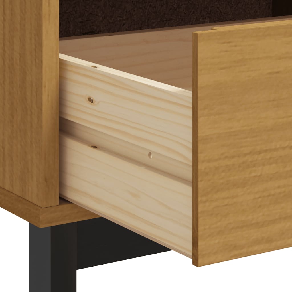 TV-Møbel Tre TV-benk heltre furu FLAM 110x40x50 cm