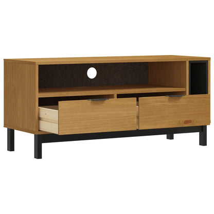 TV-Møbel Tre TV-benk heltre furu FLAM 110x40x50 cm