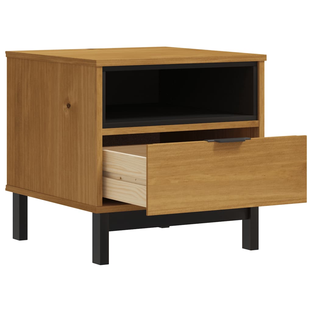 Sidebord Tre FLAM 50x50x50 cm heltre furu