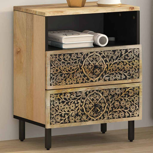 Nattbord Sengbord Tre heltre mangotre 50x33x60 cm