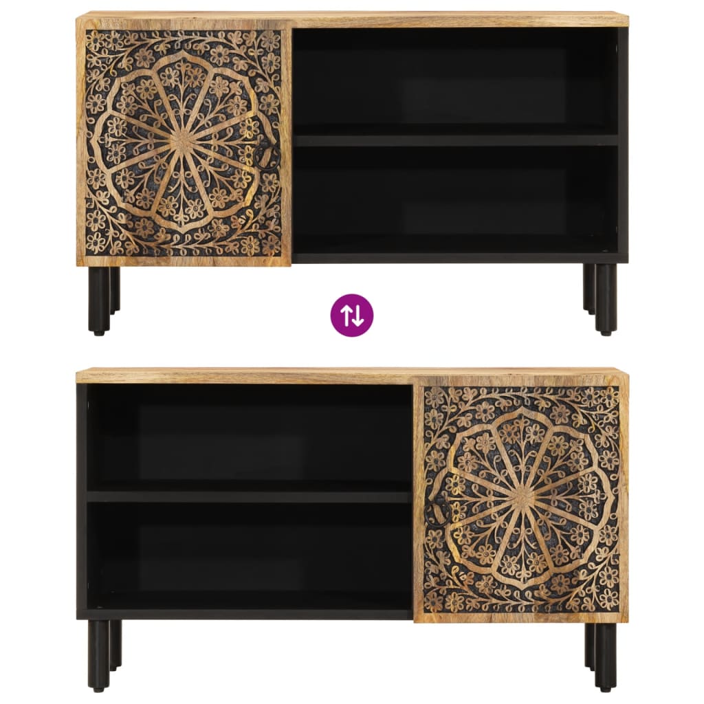 TV-Møbel Tre TV-benk heltre mango 80x31x46 cm