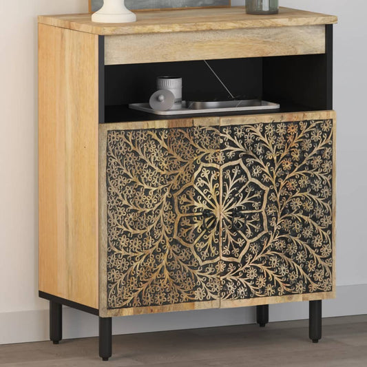 Skap heltre mango 60x33x75 cm