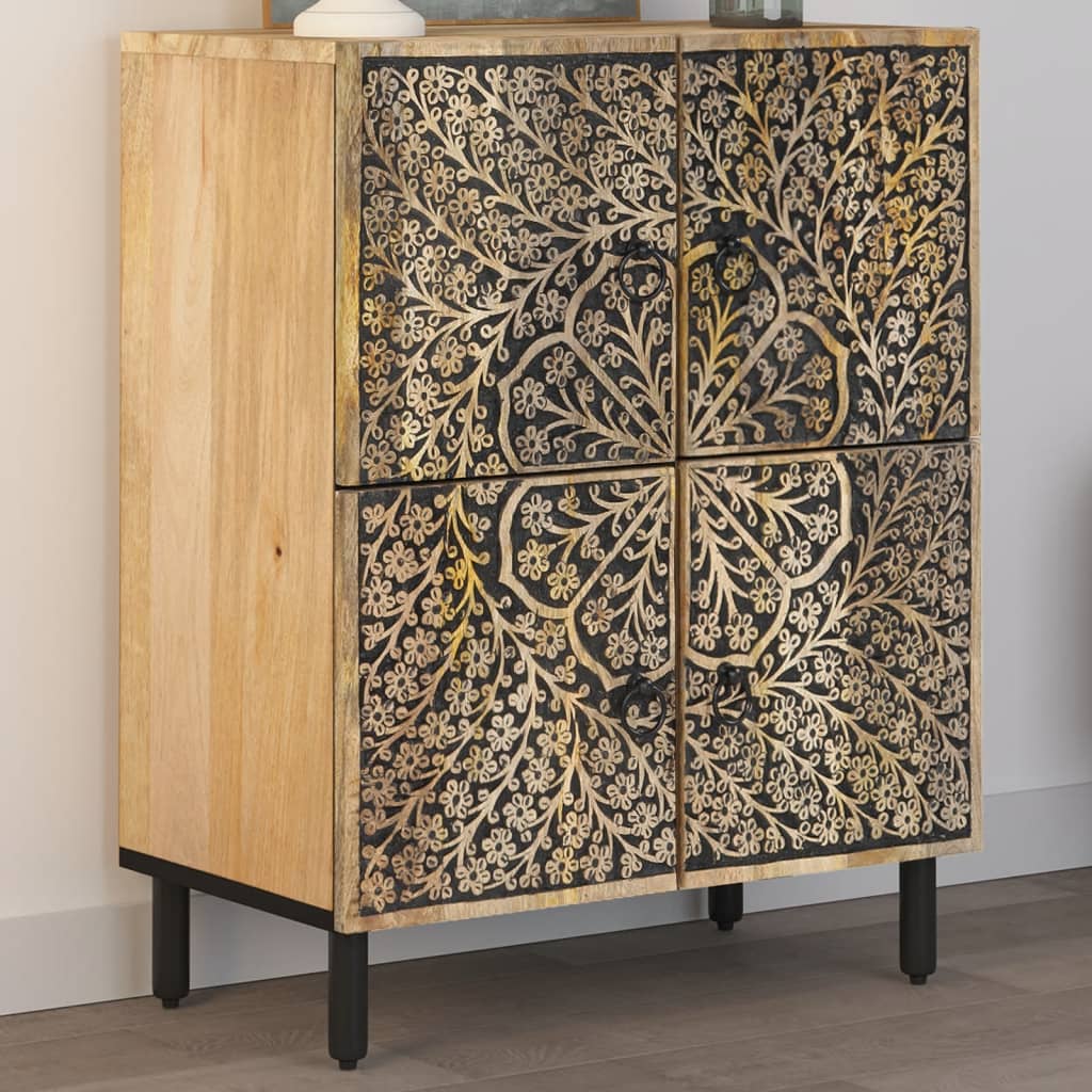 Sideskap 60x33x75 cm heltre mango