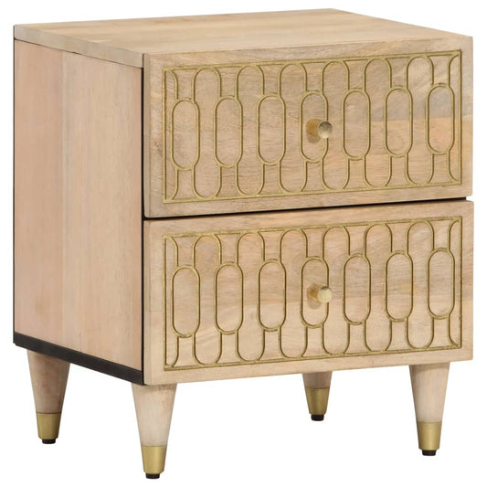Nattbord Sengbord Tre 40x33x46 cm heltre mango
