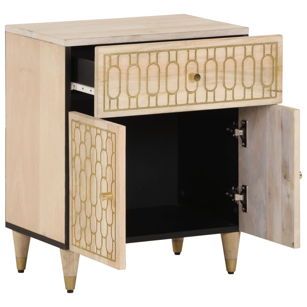Nattbord Sengbord Tre heltre mangotre 50x33x60 cm