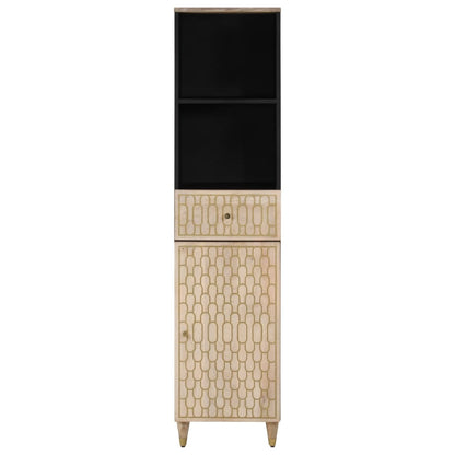 Baderomsskap Tre 38x33x160 cm heltre mango