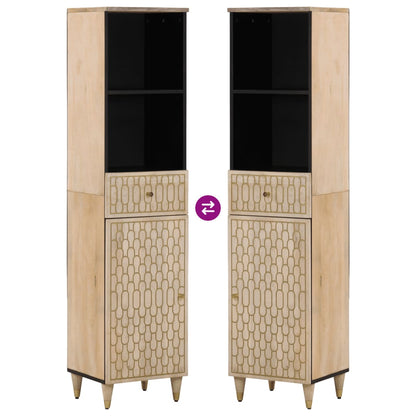 Baderomsskap Tre 38x33x160 cm heltre mango