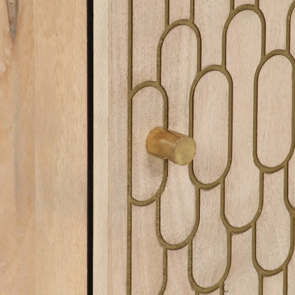 Baderomsskap Tre 38x33x160 cm heltre mango