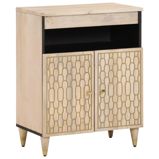 Skap heltre mango 60x33x75 cm