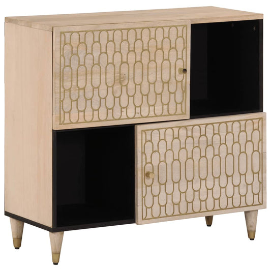 Skap heltre mango 80x33x75 cm