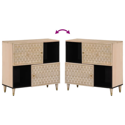 Skap Tre heltre mango 80x33x75 cm