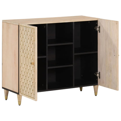 Skap Tre heltre mango 90x33x75 cm