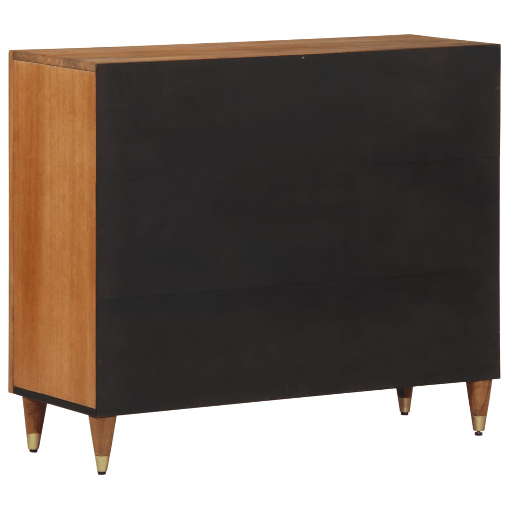 Skap heltre mango 90x33x75 cm