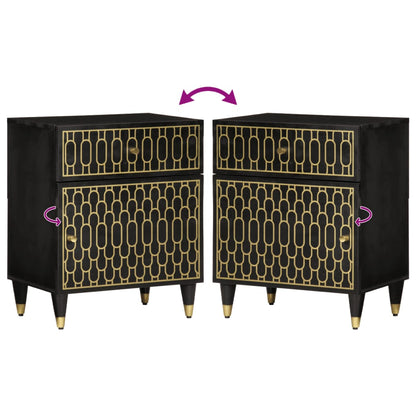 Nattbord Sengbord Tre 50x33x60 cm heltre mango
