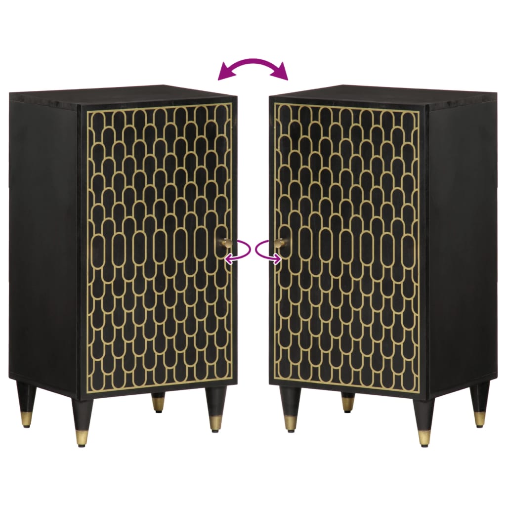 Skap Tre 40x33x75 cm heltre mango