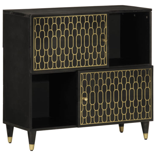 Skap heltre mango 80x33x75 cm