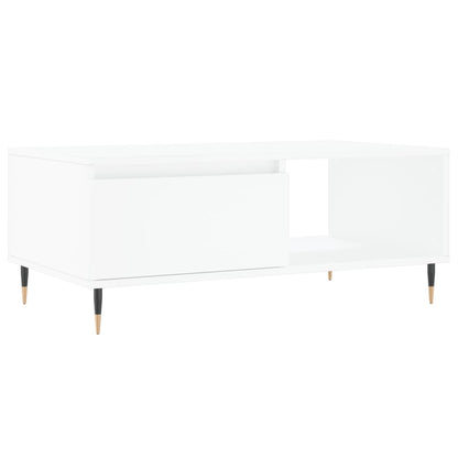 Salongbord Sofabord Hvit 90x50x36,5 cm