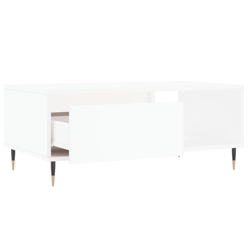 Salongbord Sofabord Hvit 90x50x36,5 cm
