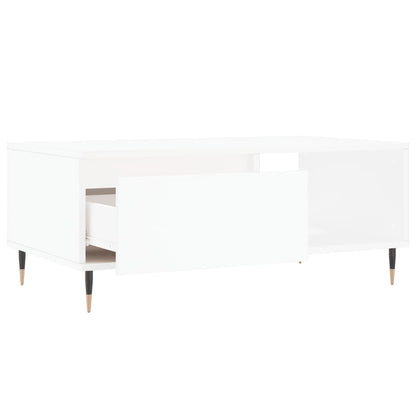 Salongbord Sofabord Hvit 90x50x36,5 cm