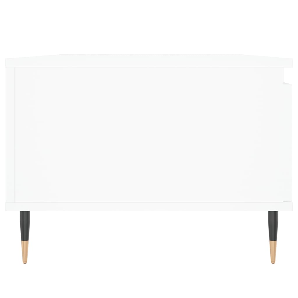 Salongbord Sofabord Hvit 90x50x36,5 cm
