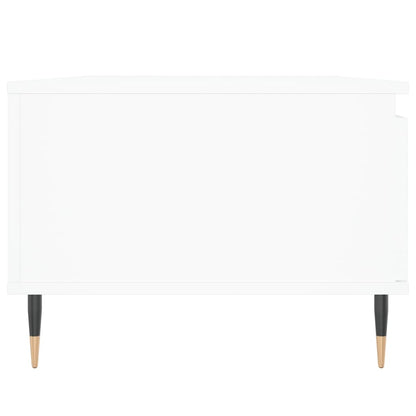 Salongbord Sofabord Hvit 90x50x36,5 cm