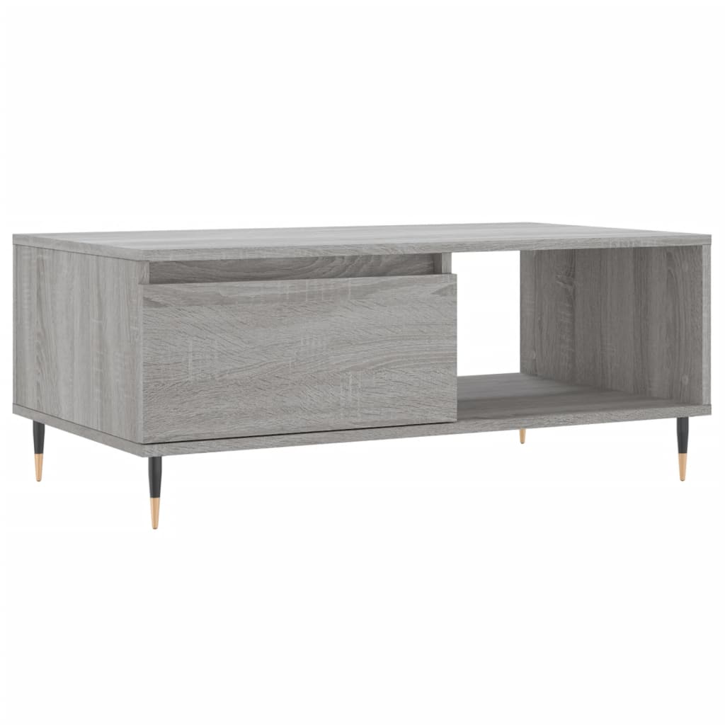Salongbord Sofabord Sonoma Grå 90x50x36,5 cm