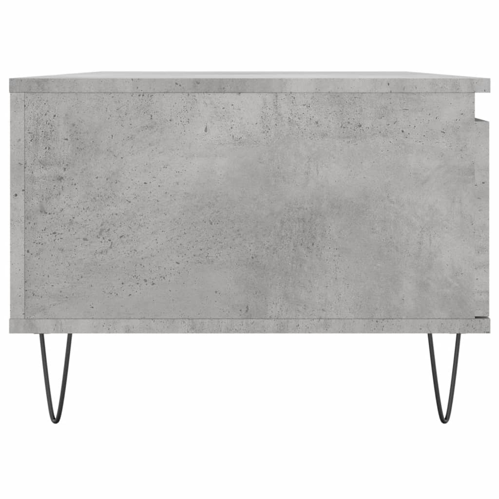 Salongbord Sofabord Betonggrå 90x50x36,5 cm