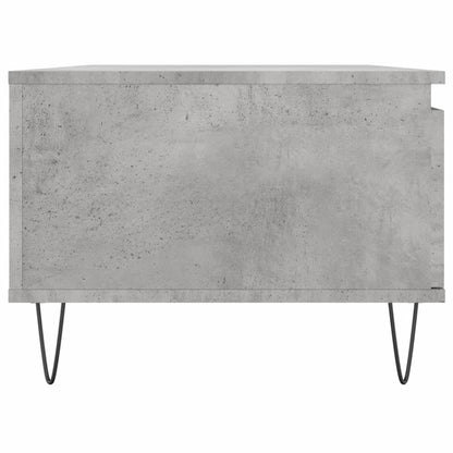 Salongbord Sofabord Betonggrå 90x50x36,5 cm