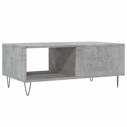Salongbord Sofabord Betonggrå 90x50x36,5 cm
