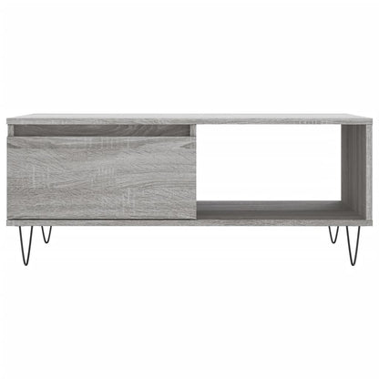 Salongbord Sofabord Sonoma Grå 90x50x36,5 cm