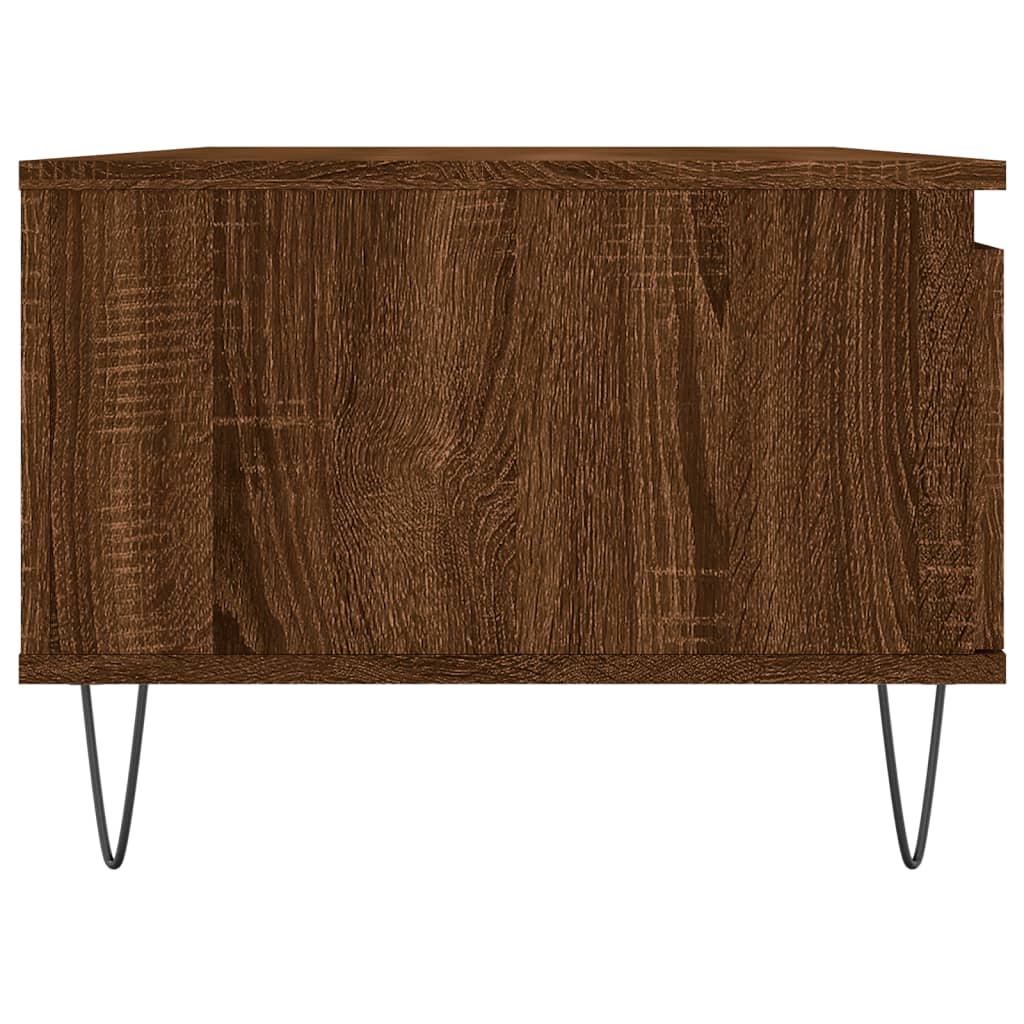 Salongbord Sofabord Brun Eik 90x50x36,5 cm