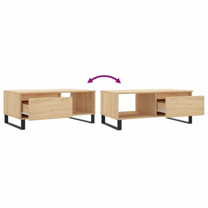 Salongbord Sofabord Sonoma Eik 90x50x36,5 cm
