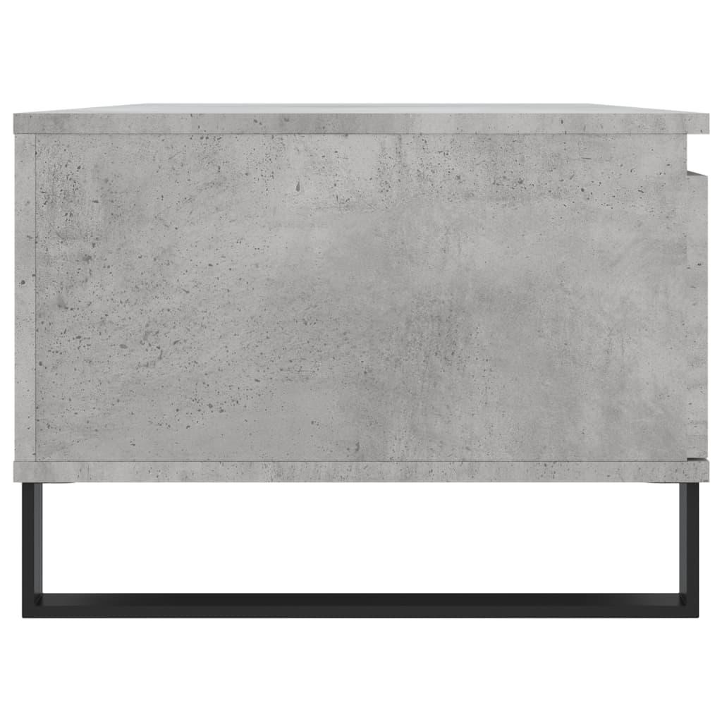 Salongbord Sofabord Betonggrå 90x50x36,5 cm