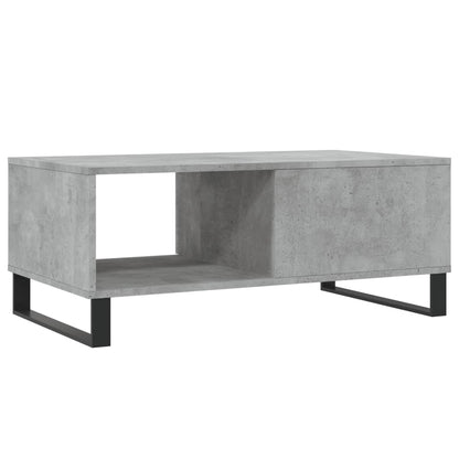 Salongbord Sofabord Betonggrå 90x50x36,5 cm