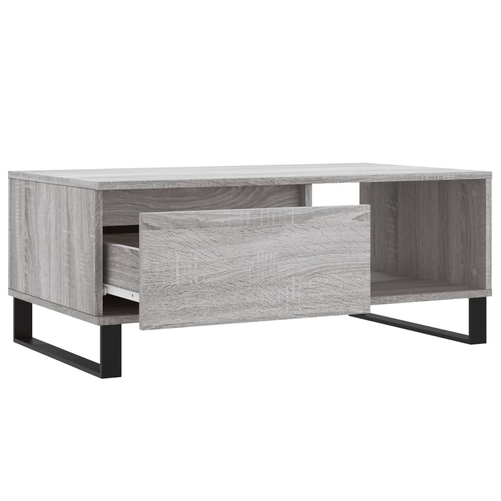 Salongbord Sofabord Sonoma Grå 90x50x36,5 cm