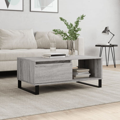 Salongbord Sofabord Sonoma Grå 90x50x36,5 cm
