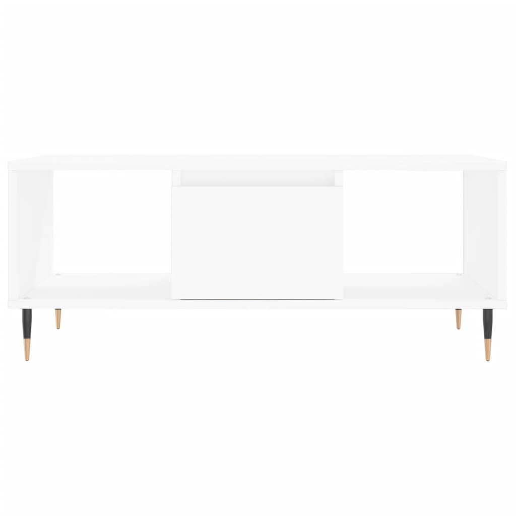 Salongbord Sofabord Hvit 90x50x36,5 cm