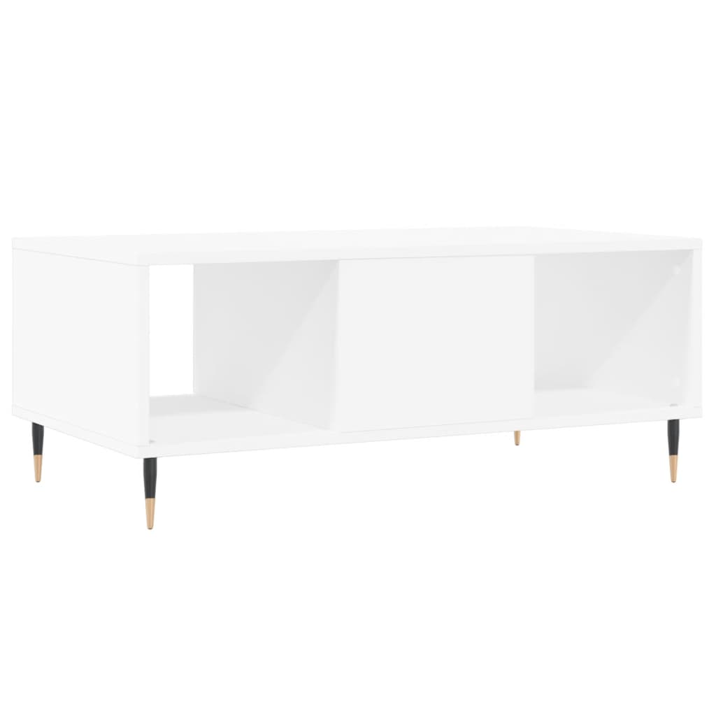 Salongbord Sofabord Hvit 90x50x36,5 cm