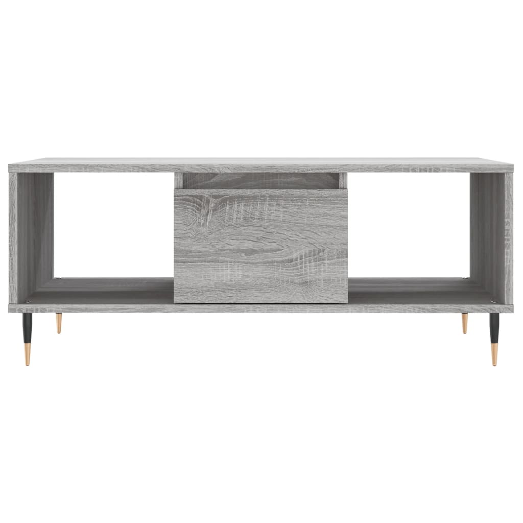 Salongbord Sofabord Sonoma Grå 90x50x36,5 cm
