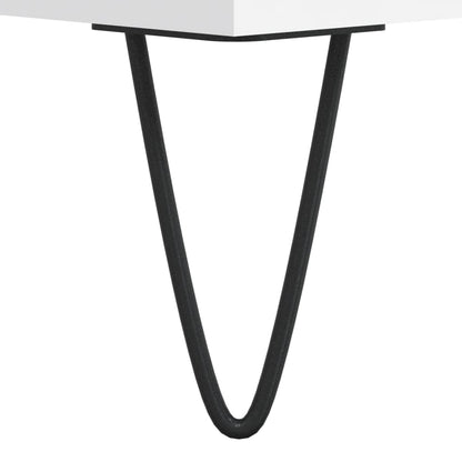 Salongbord Sofabord Hvit 90x50x36,5 cm