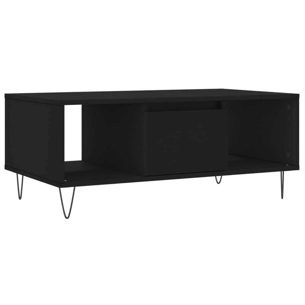 Salongbord Sofabord Svart 90x50x36,5 cm
