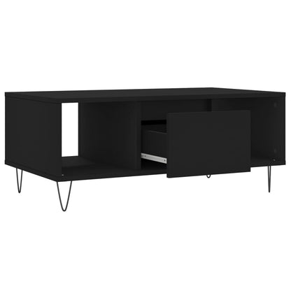 Salongbord Sofabord Svart 90x50x36,5 cm