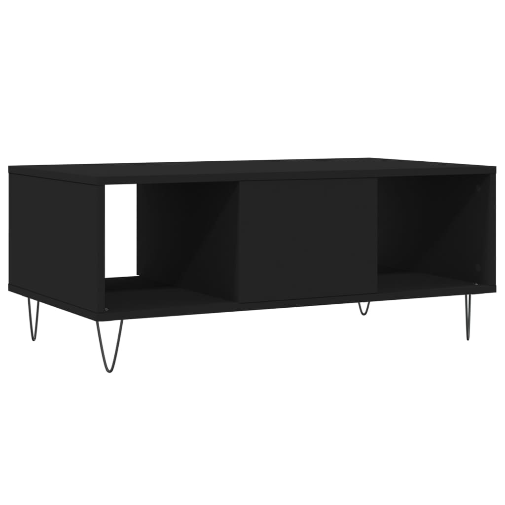 Salongbord Sofabord Svart 90x50x36,5 cm